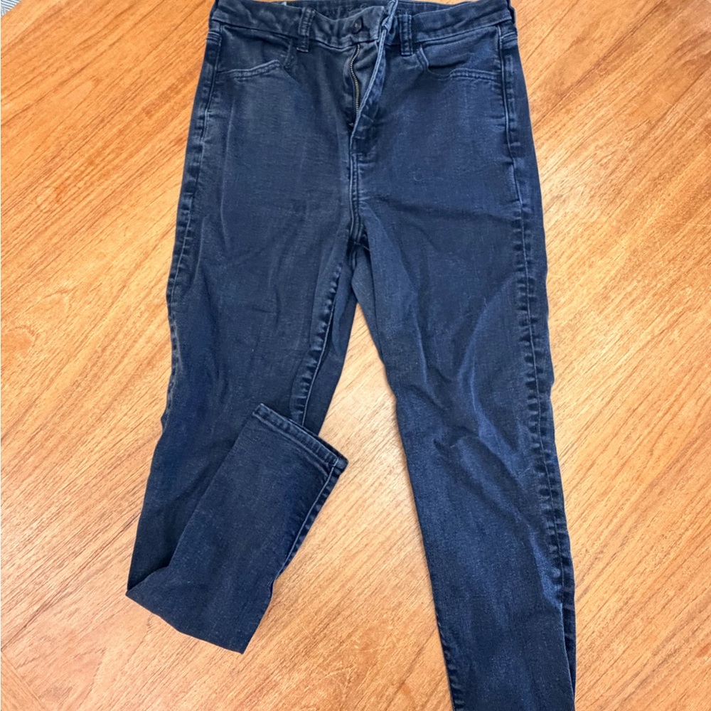 American Eagle Outfitters Washed Black Denim Jeans